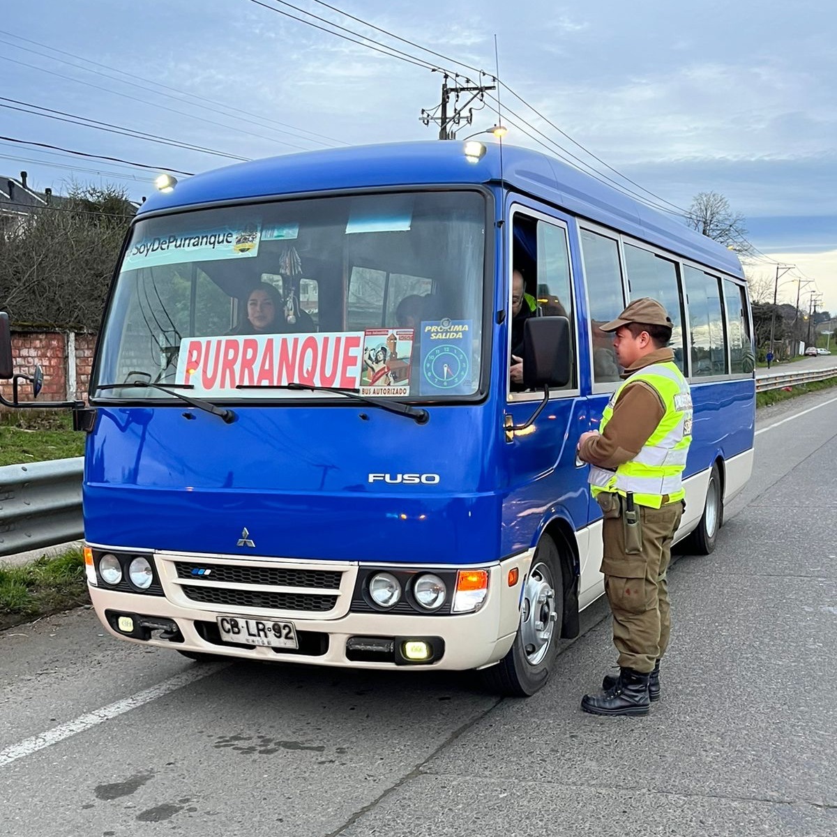 Carabineros de la SIAT de Osorno entregan consejos en materia de educación vial