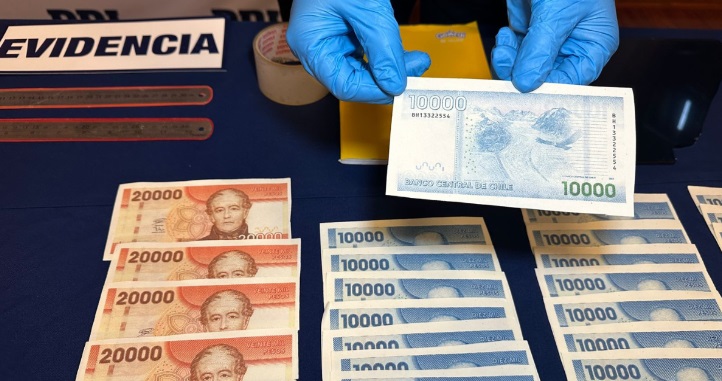 Hombre fue detenido por pagar con billetes falsos en Puerto Montt y Osorno