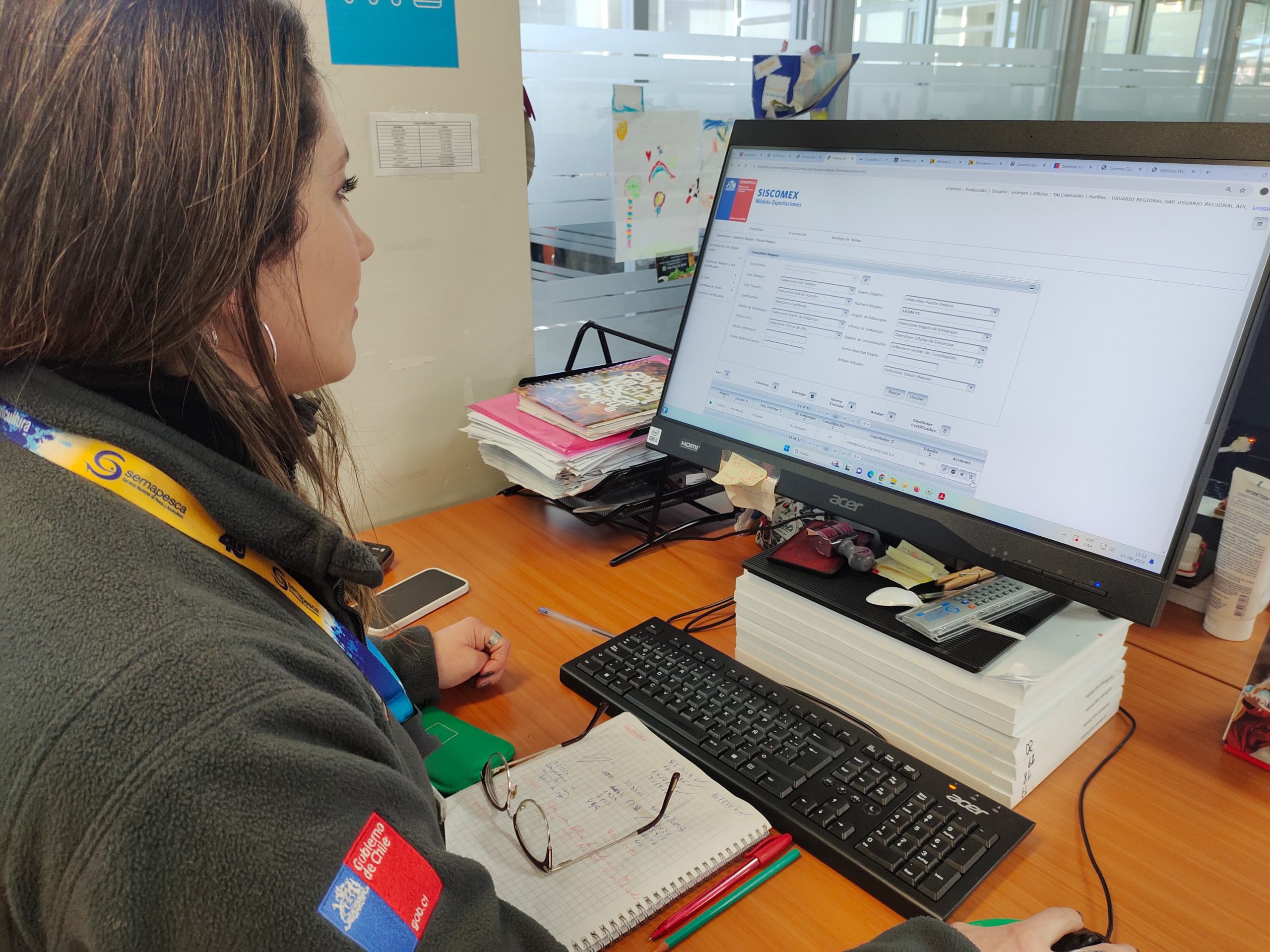 SERNAPESCA Implementa Facilitación de Certificación Sanitaria de Exportaciones on line 