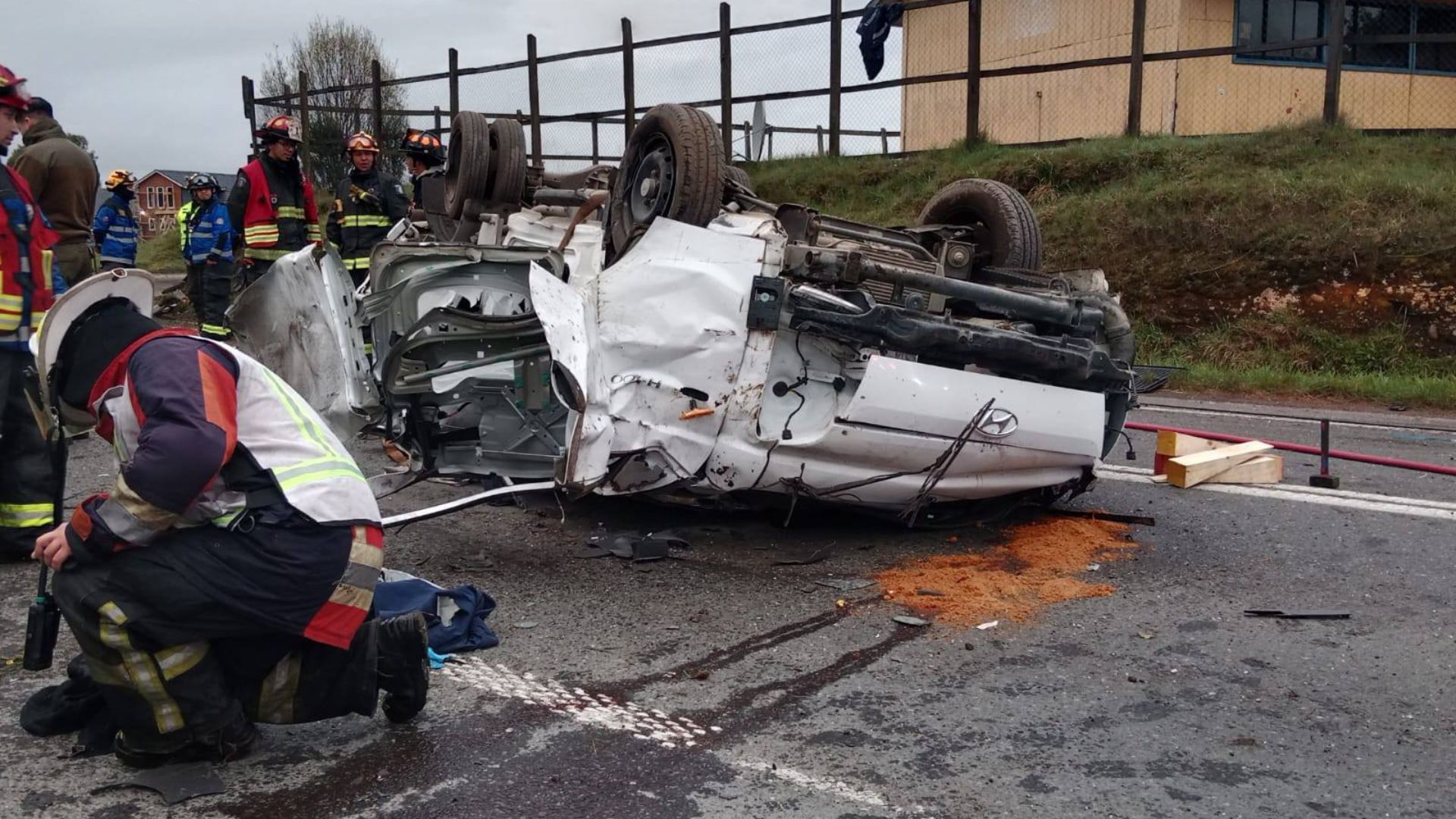 Investigan accidente en Chonchi que dejó a joven gravemente herido en la Ruta 5 Sur