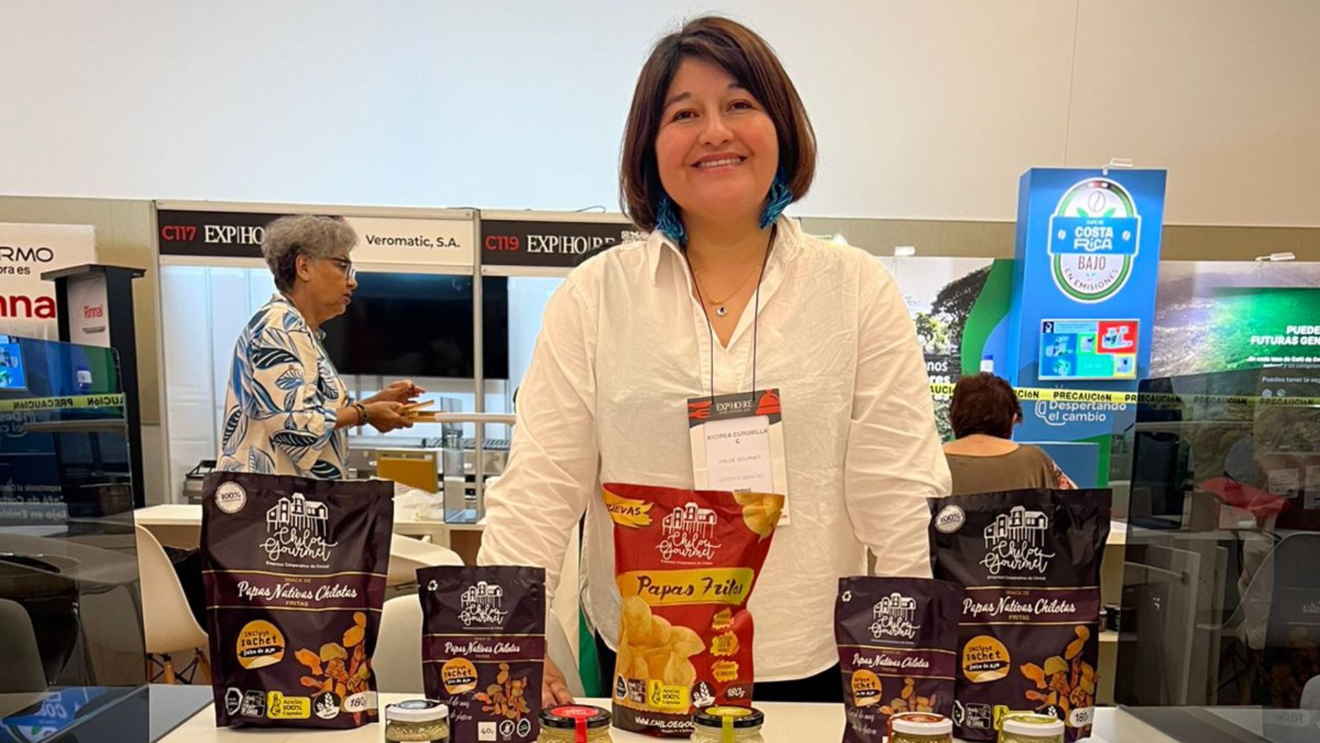 Cooperativa insular lleva el ajo de Chiloé a feria internacional de Costa Rica