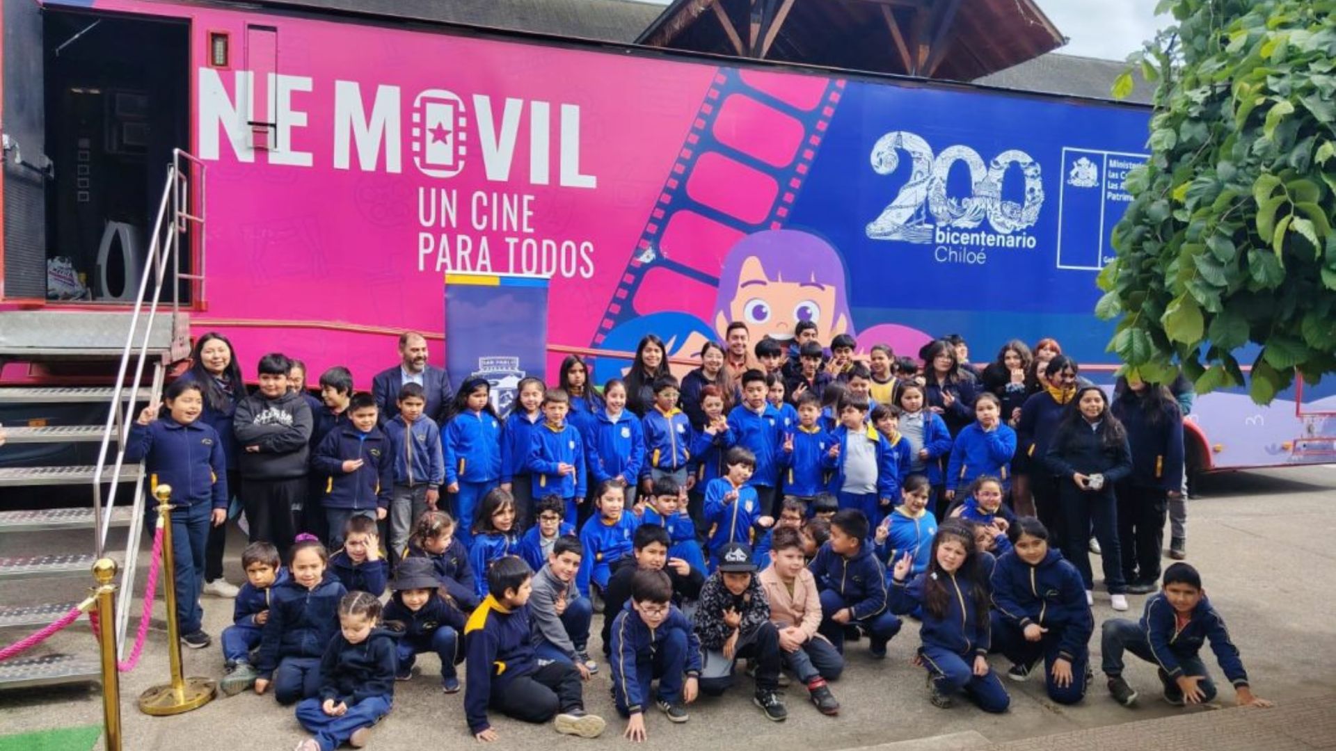 Cine Móvil inicia su recorrido por la provincia de Osorno desde San Pablo