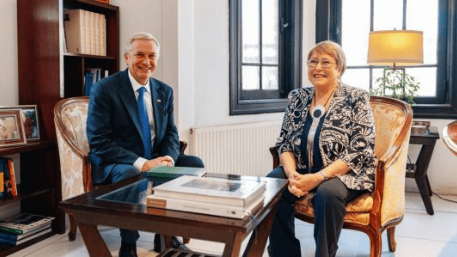 Kast se reunió con michelle bachelet y destaca su experiencia para el futuro del país