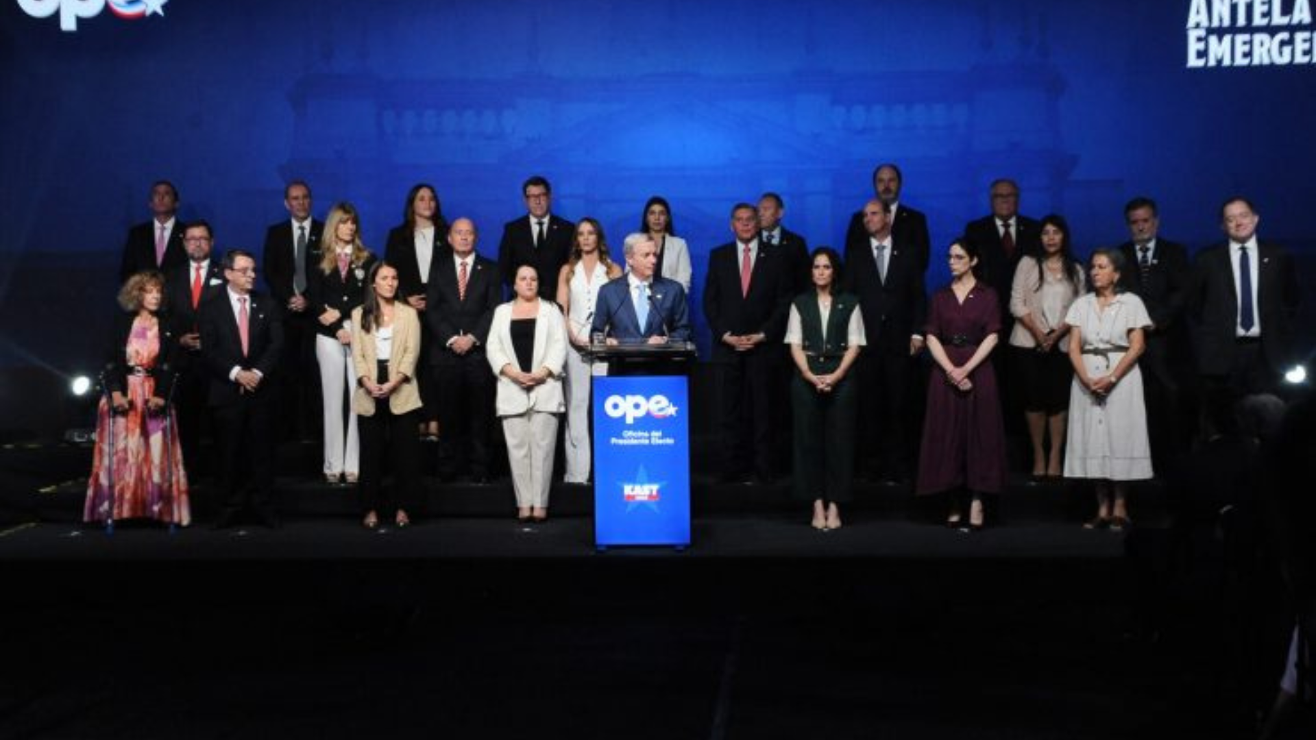 ¿Sorpresa?: Kast presentó su gabinete con fuerte presencia de independientes