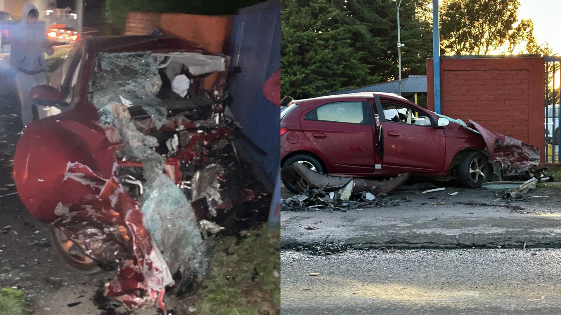 Colisión de alta energía en Llau Llao deja un fallecido y un herido grave