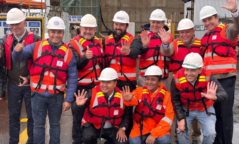 Gobernadores inspeccionan avances en las obras del Puente Chacao