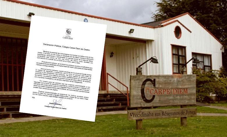 Estudiante resulta lesionada tras incidente con elementos incendiarios en colegio de Castro