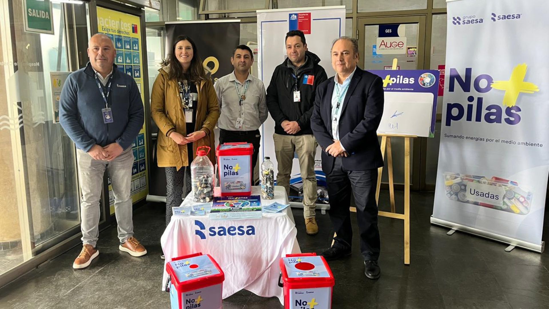 Saesa lanzó campaña No + Pilas en Servicio de Salud Chiloé y Hospital de Castro