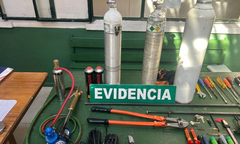 Cuatro detenidos en Puerto Montt tras hallazgo de herramientas asociadas a robos