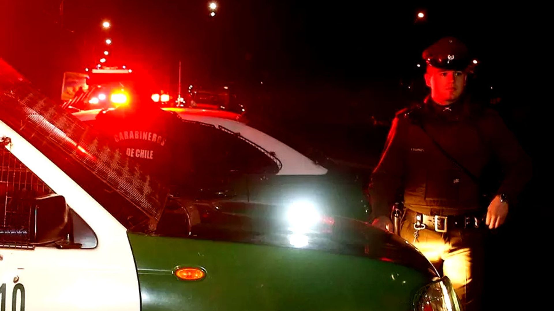 Cuatro detenidos tras persecución policial por robo de vehículo en Calbuco