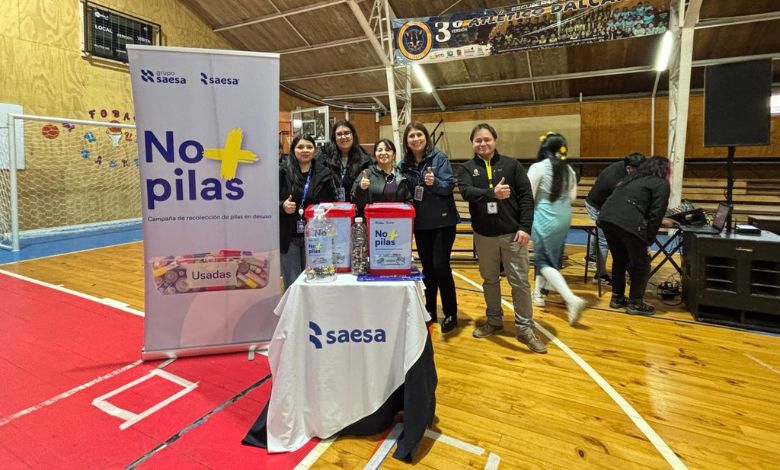 Saesa lanzó campaña No + Pilas en Castro y Dalcahue en el Día Mundial del Reciclaje