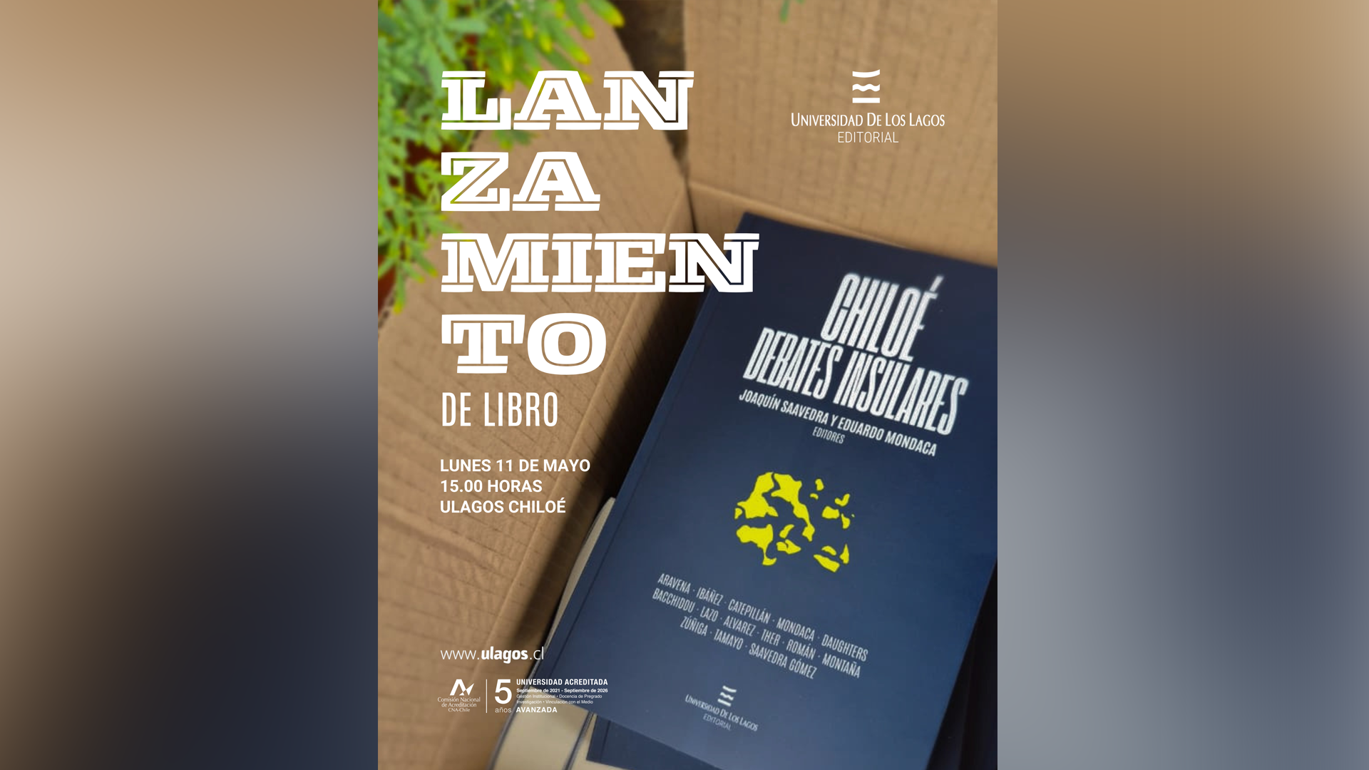 Se lanzará importante libro sobre estudios insulares en ULagos Chiloé