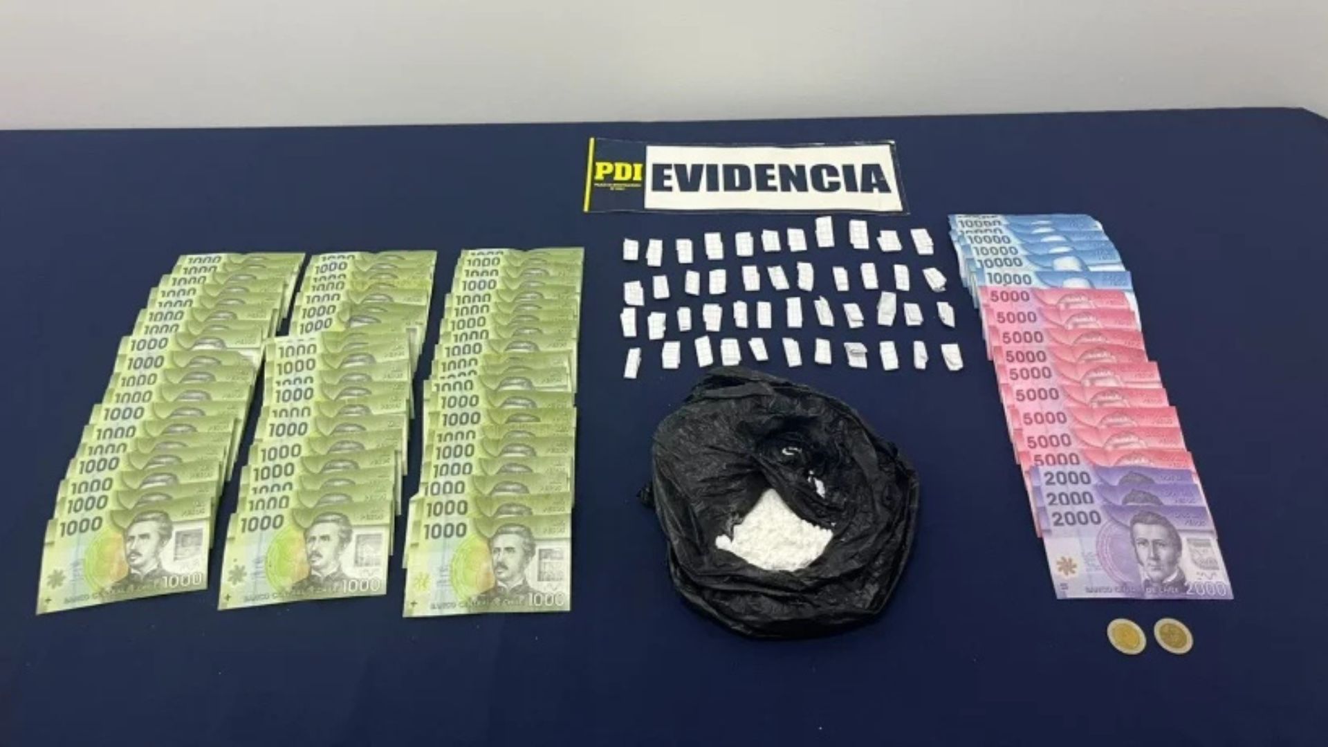 Operativo antidrogas en Puerto Varas culminó con cinco detenidos y decomiso de cocaína base