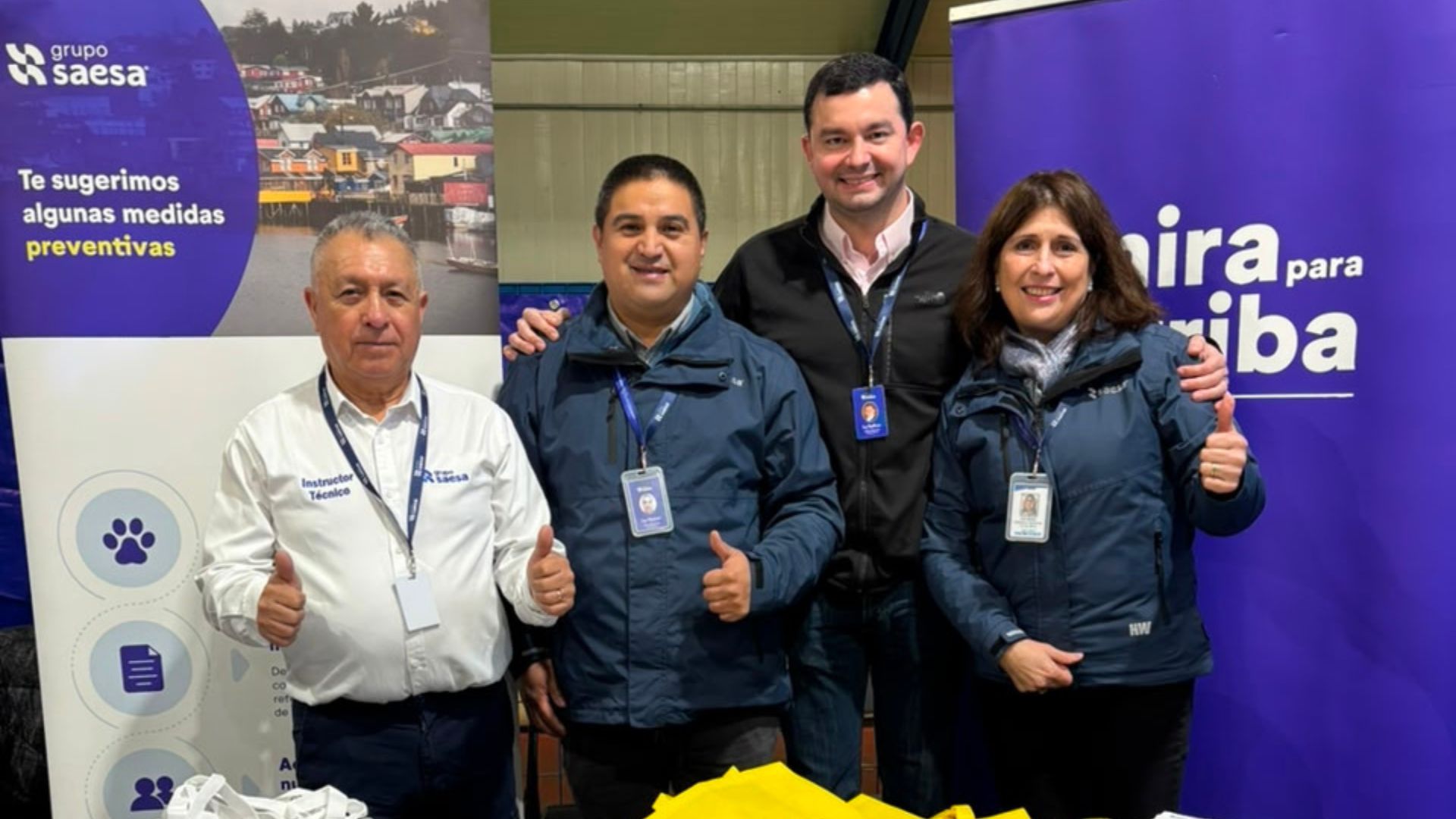 Saesa participó en Primera Feria Comunal “Prevención Pa’ Todos” organizada por la Municipalidad de Quellón