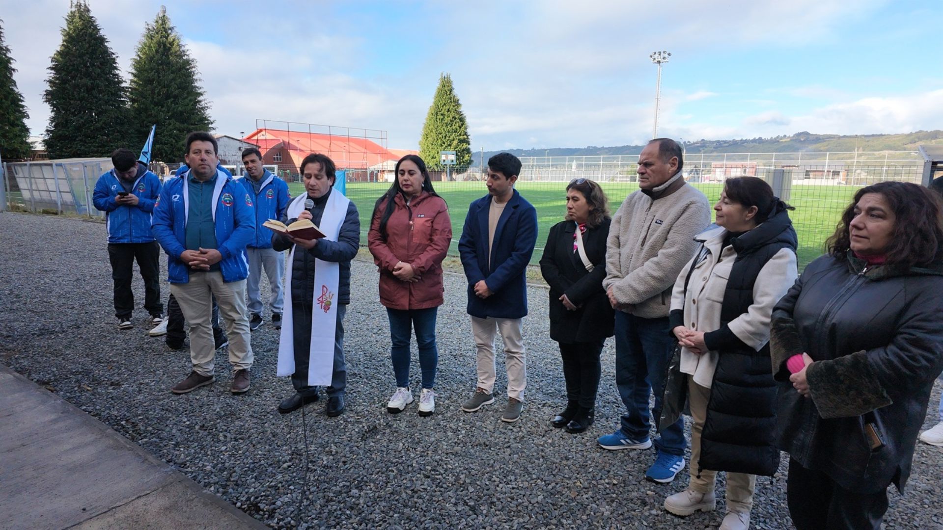 Bendicen nuevas instalaciones del Estadio Municipal en jornada del Campeonato Provincial de Fútbol Rural