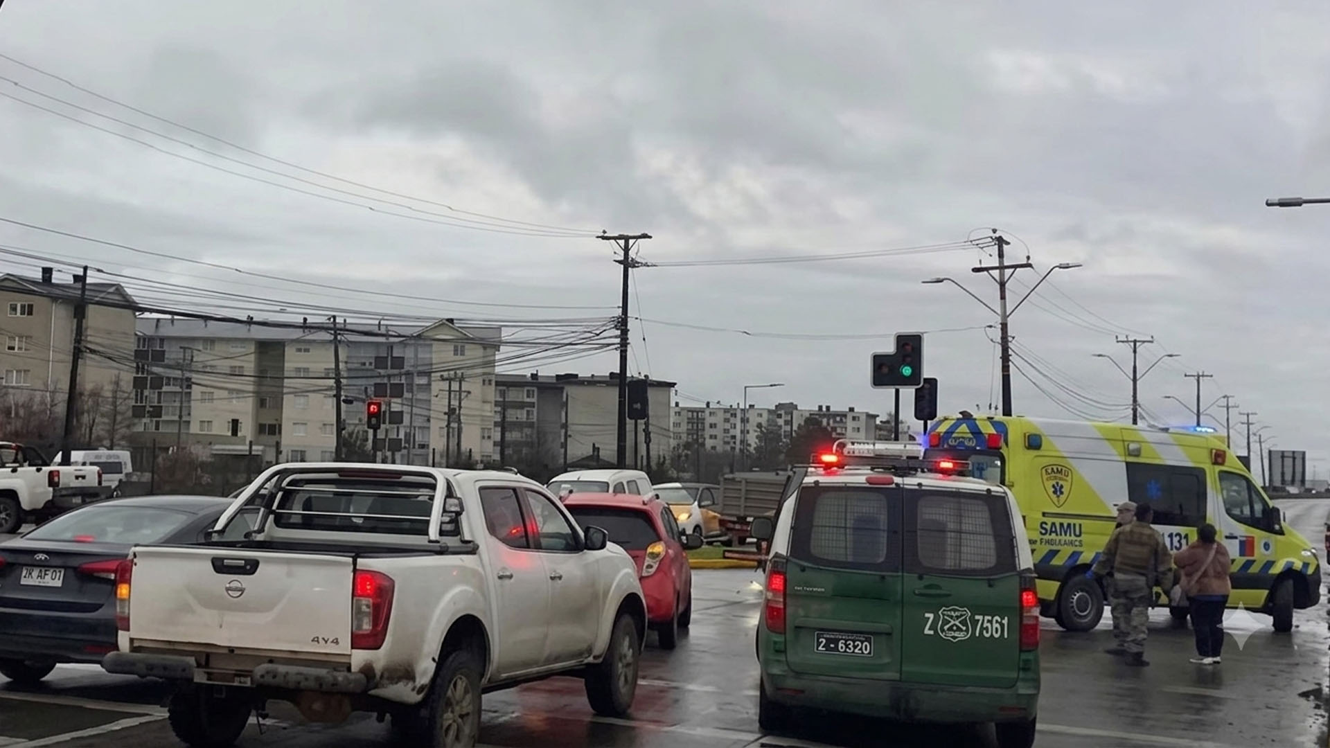 Investigan atropello que dejó a un hombre gravemente herido en la ruta a Alerce
