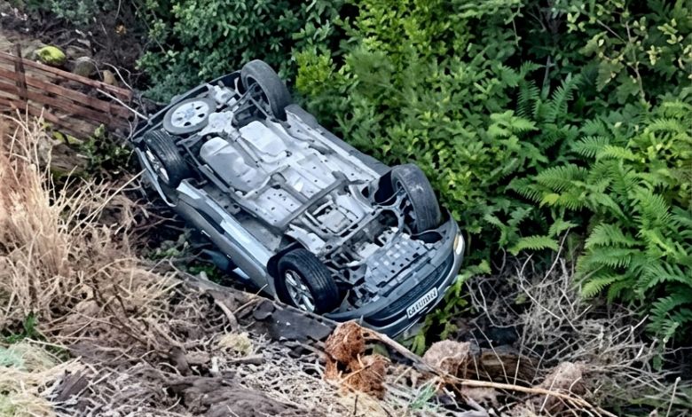 Escarcha provoca dos accidentes en la Carretera Austral a la altura de Chaitén