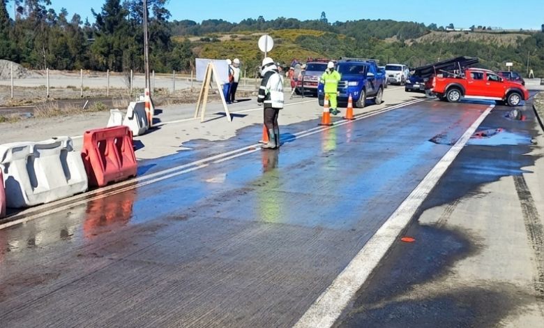 Bypass de Castro retoma su funcionamiento con restricciones en La Chacra