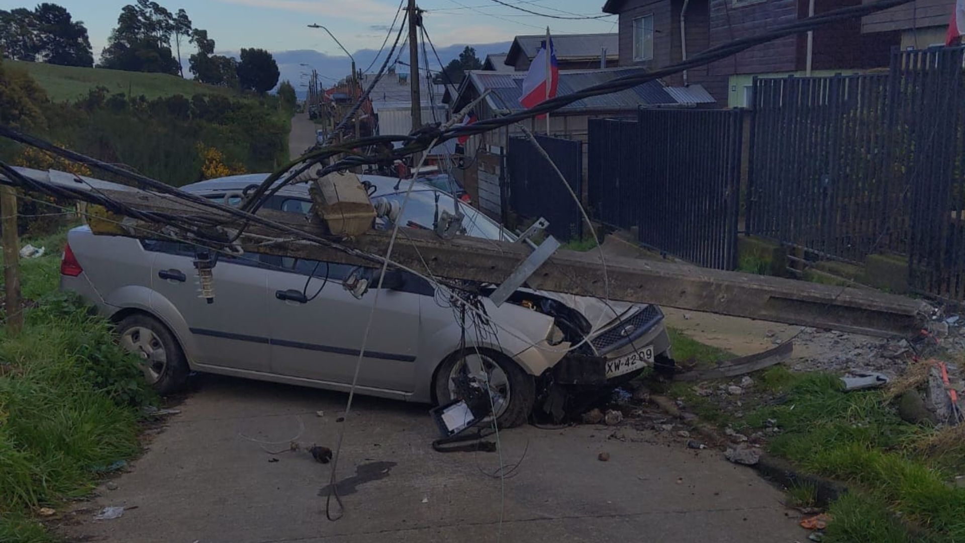 61 postes chocados y dañados en Chiloé a agosto de 2026: Saesa refuerza llamado al autocuidado en Fiestas Patrias