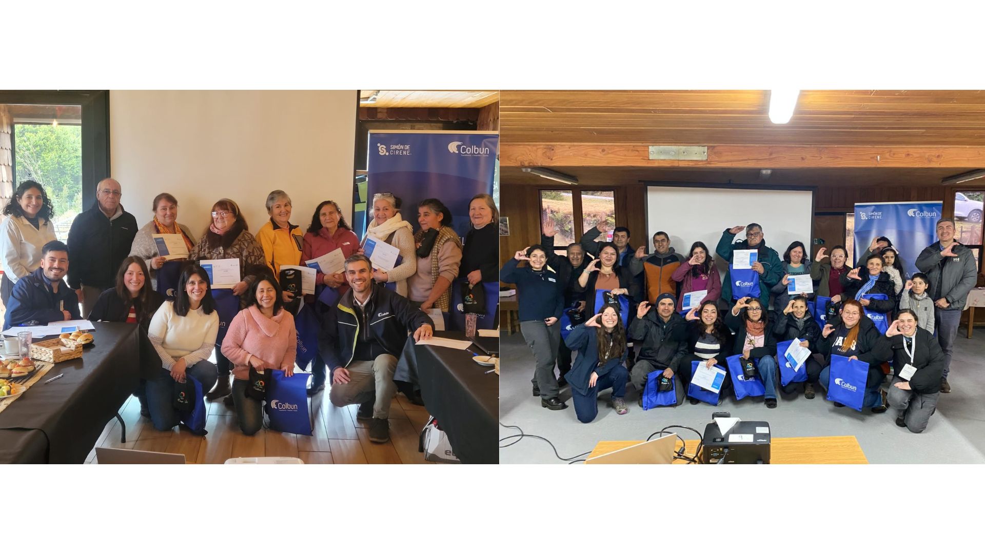 Vecinos y vecinas de Lago Chapo y Pocoihuén dan vida a proyectos comunitarios