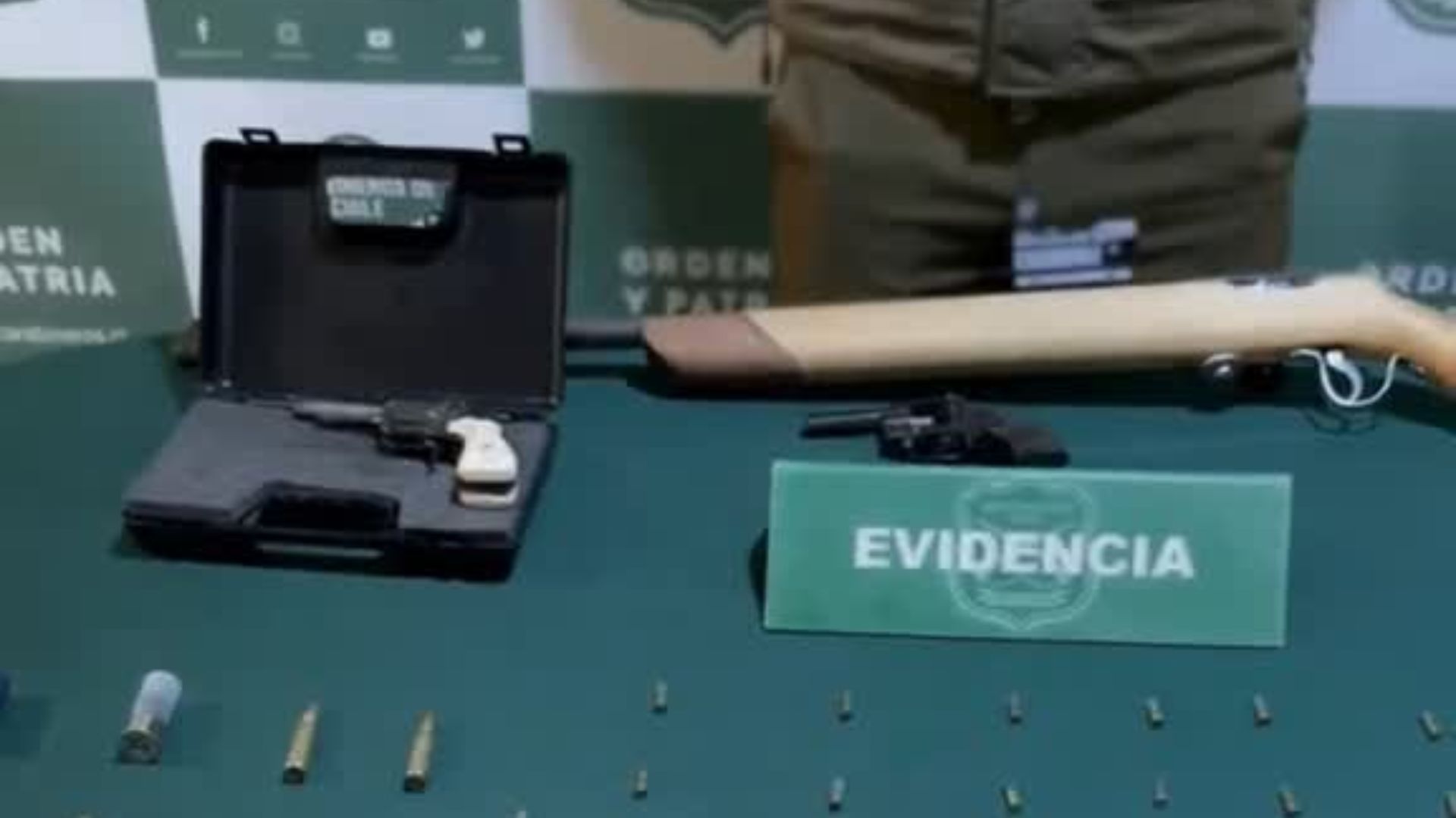 Detenido en Puqueldón queda en prisión preventiva tras ser hallado con tres armas de fuego