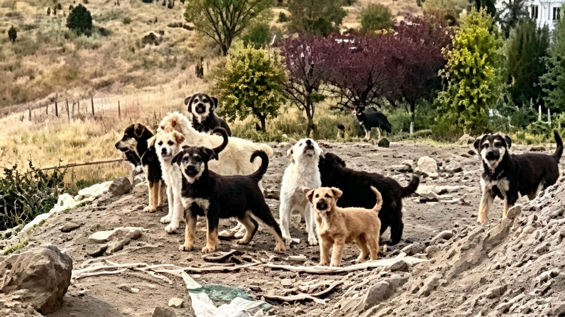 Alerta en Quellón por aumento de perros en vertedero municipal