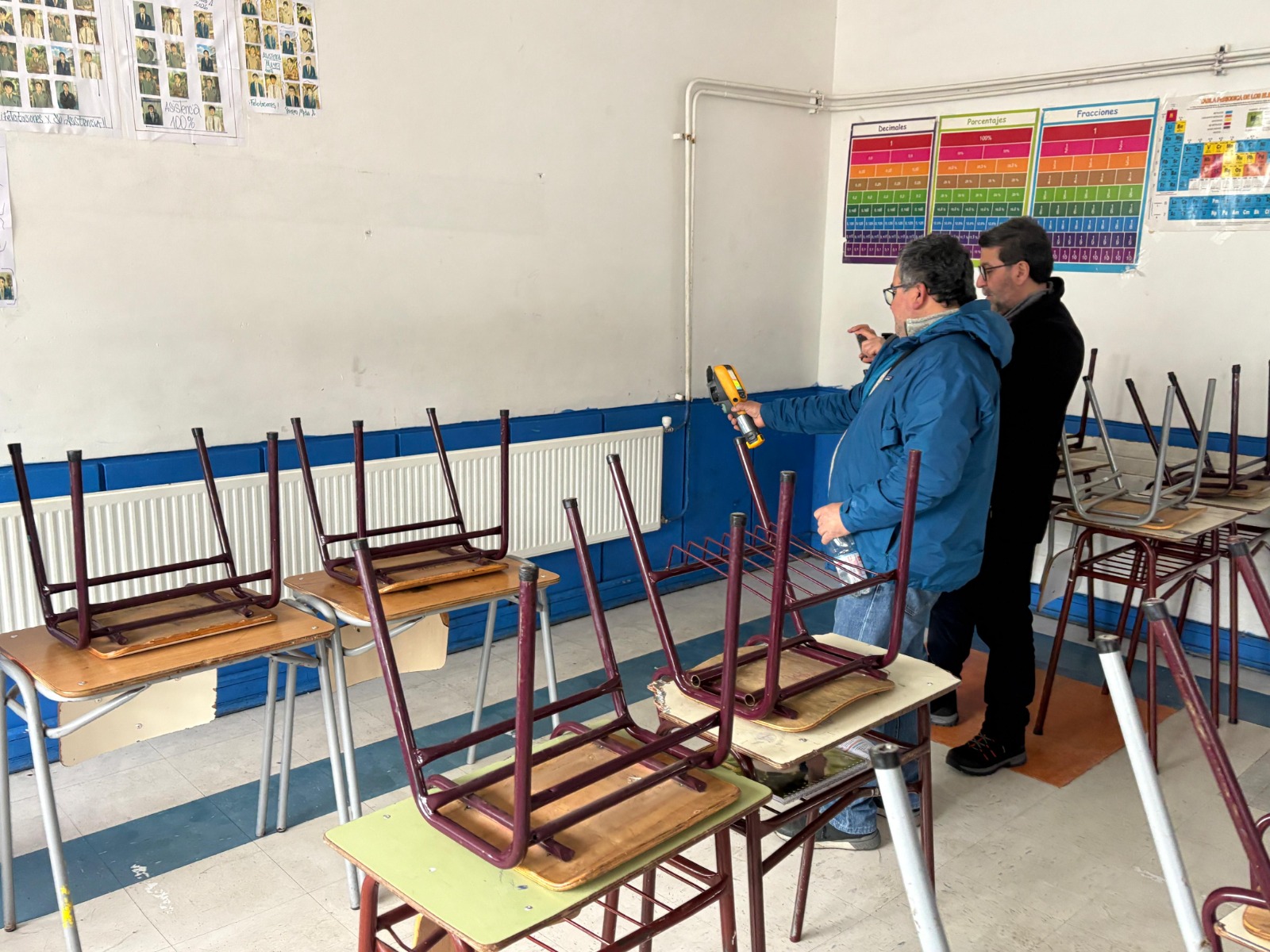 Clases en el Liceo de Hombres se reanudarán este lunes tras recuperar sistema de calefacción