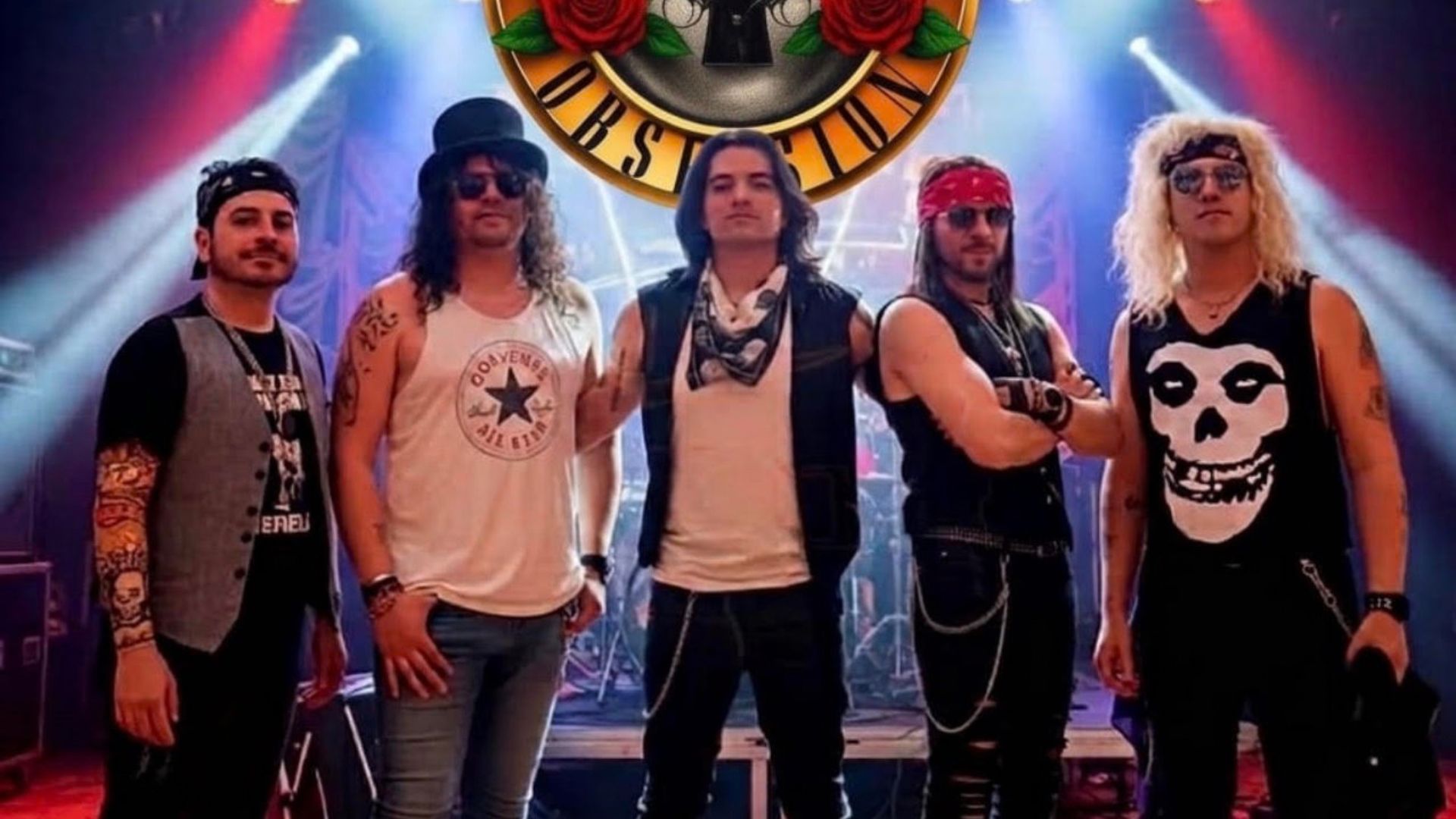 Bad Obsession revive la energía  de Guns N’ Roses en Puerto Varas