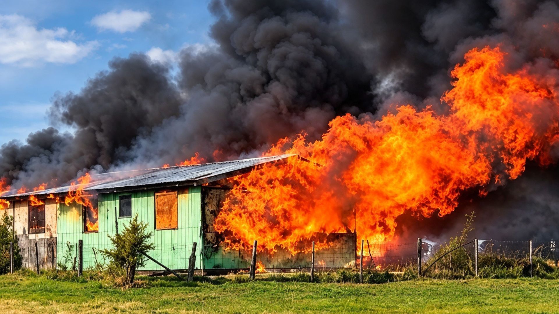 Incendio destruye vivienda y deja una persona fallecida en Quemchi