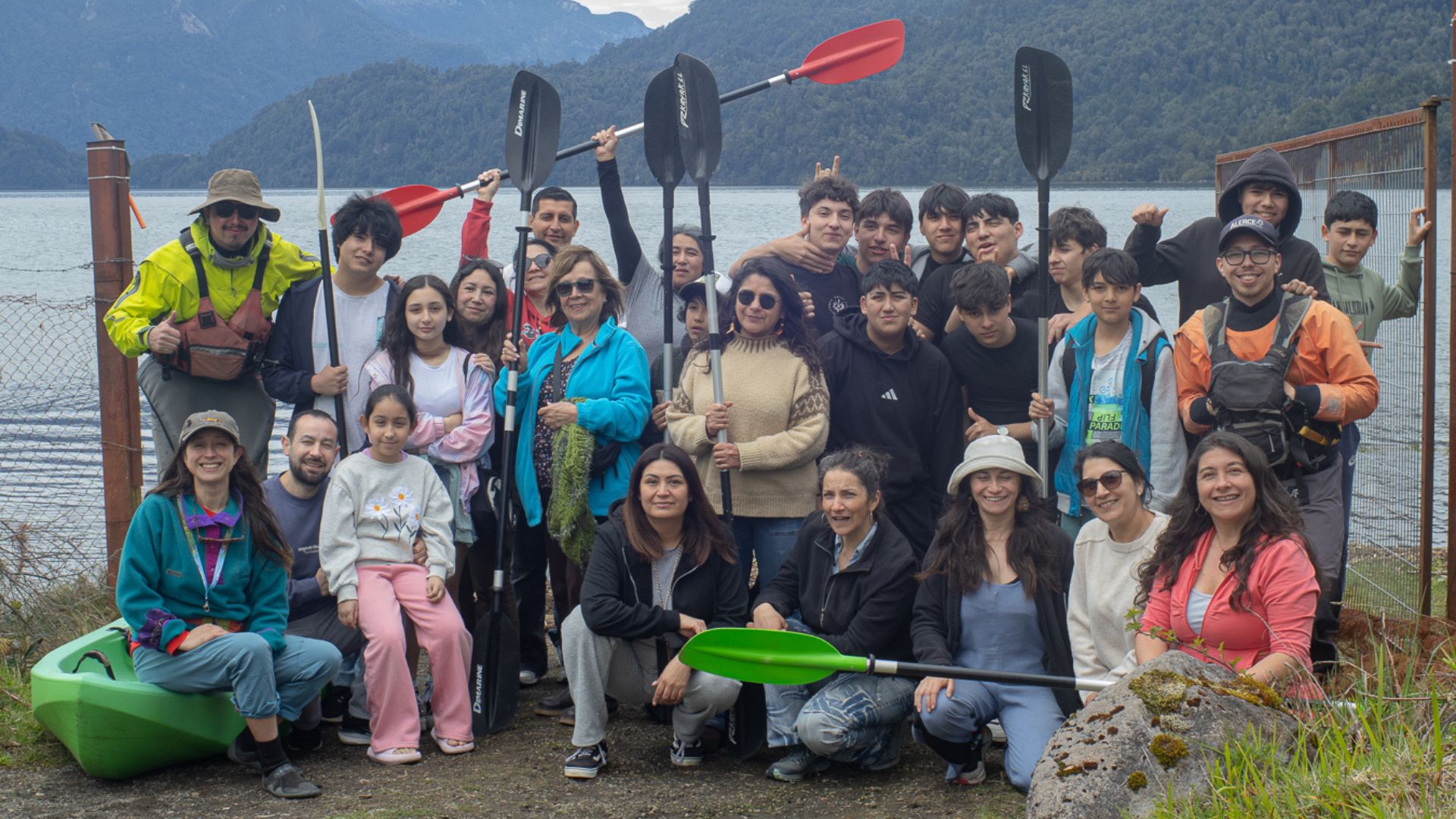 En Casa Lago Chapo: Niños y familias celebraron el cierre de talleres sobre naturaleza y patrimonio